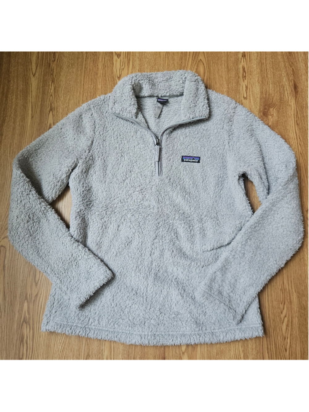 Patagonia Los Gatos Quarter Zip Pullover Gray Womens Medium Outdoor